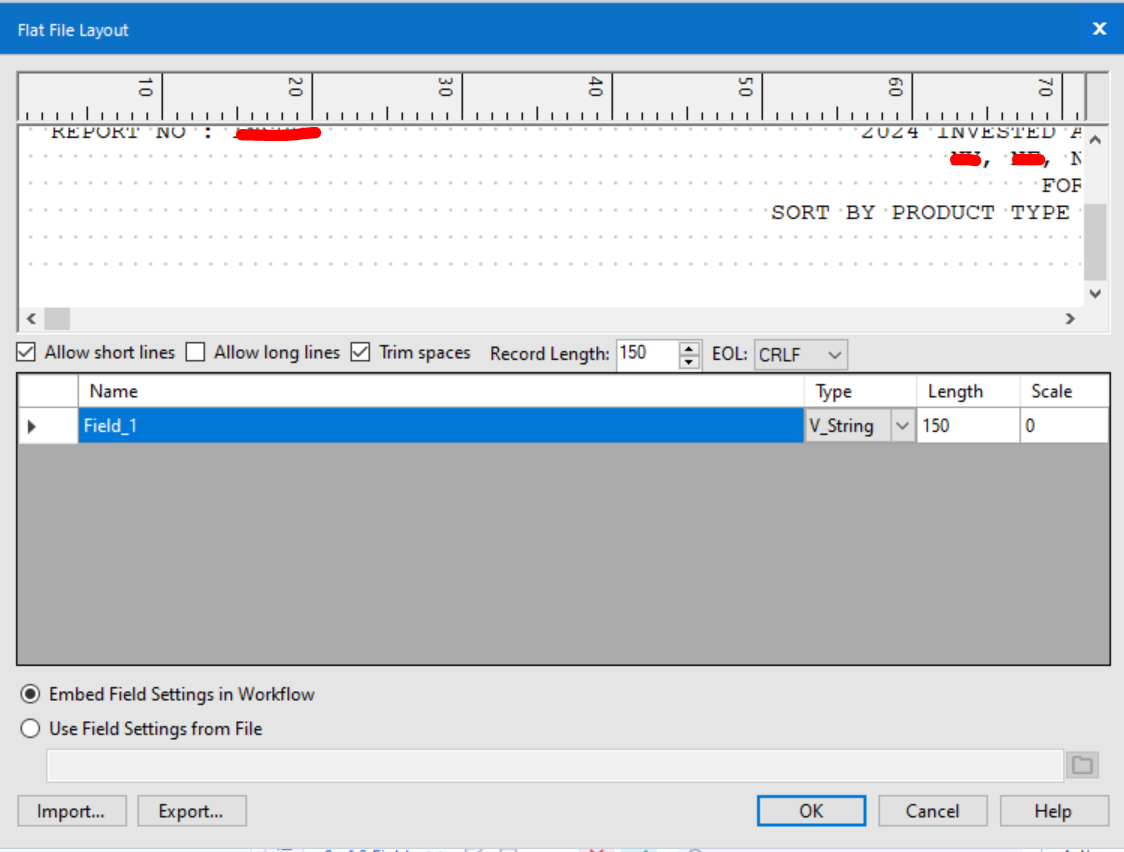 Flat File Layout for multiple .txt file Alteryx Community